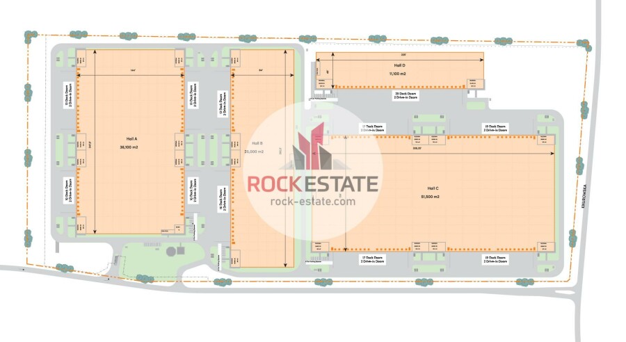 Gliwice, Warehouse for rent